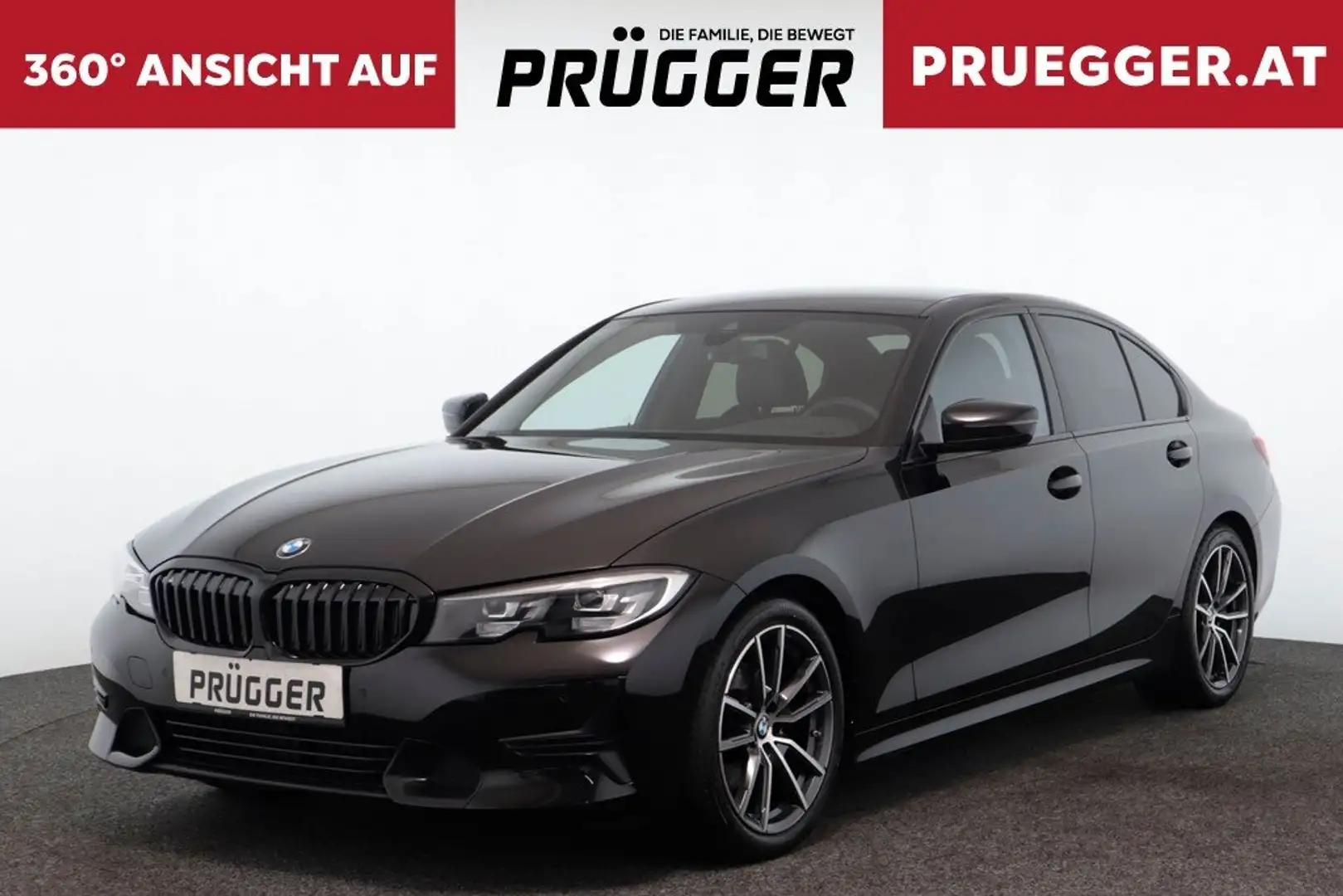 BMW 320 d Autom LIMO SPORTLINE LED NAVI SPORTSITZE 18 ZOLL Schwarz - 1