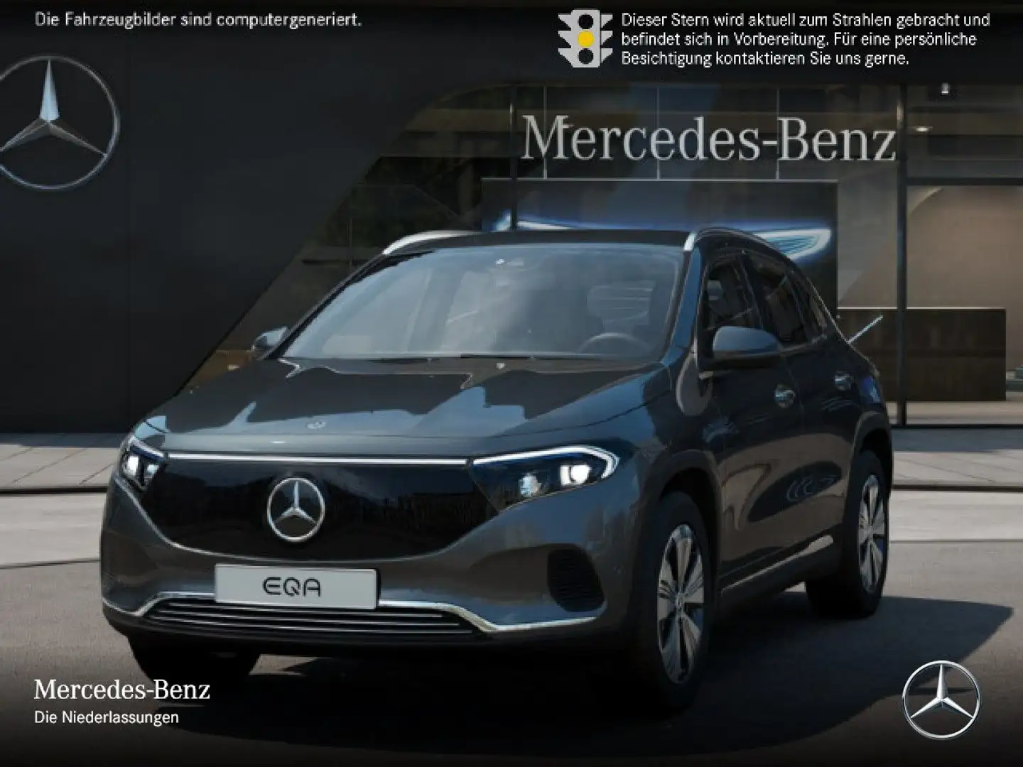 Mercedes-Benz EQA 350 4M PROG+PLUS-PAKET+KAMERA+KEYLESS+SPUR Grau - 2
