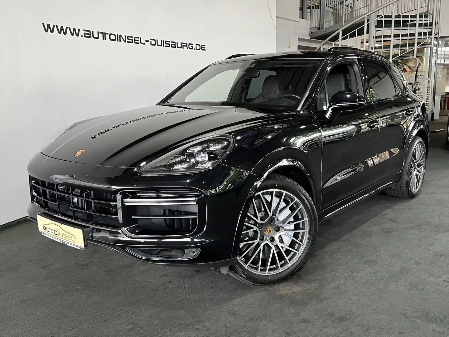 Porsche Cayenne Turbo Sport Chrono Pano Matrix Burmester Black - 1