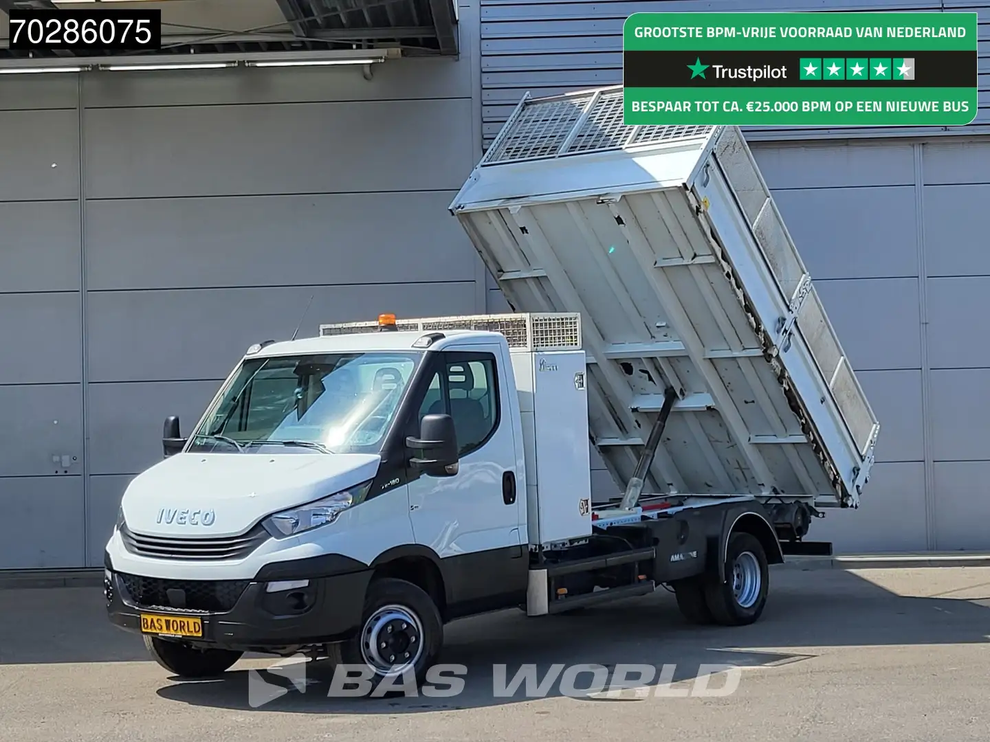 Iveco Daily 72C18 3.0L Kipper Dubbellucht 3,5t Trekhaak Airco White - 1