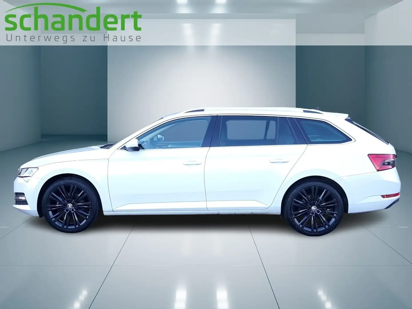 Skoda Superb Combi 2.0 TDI Style 4x4 DSG Matrix Navi ACC Weiß - 2