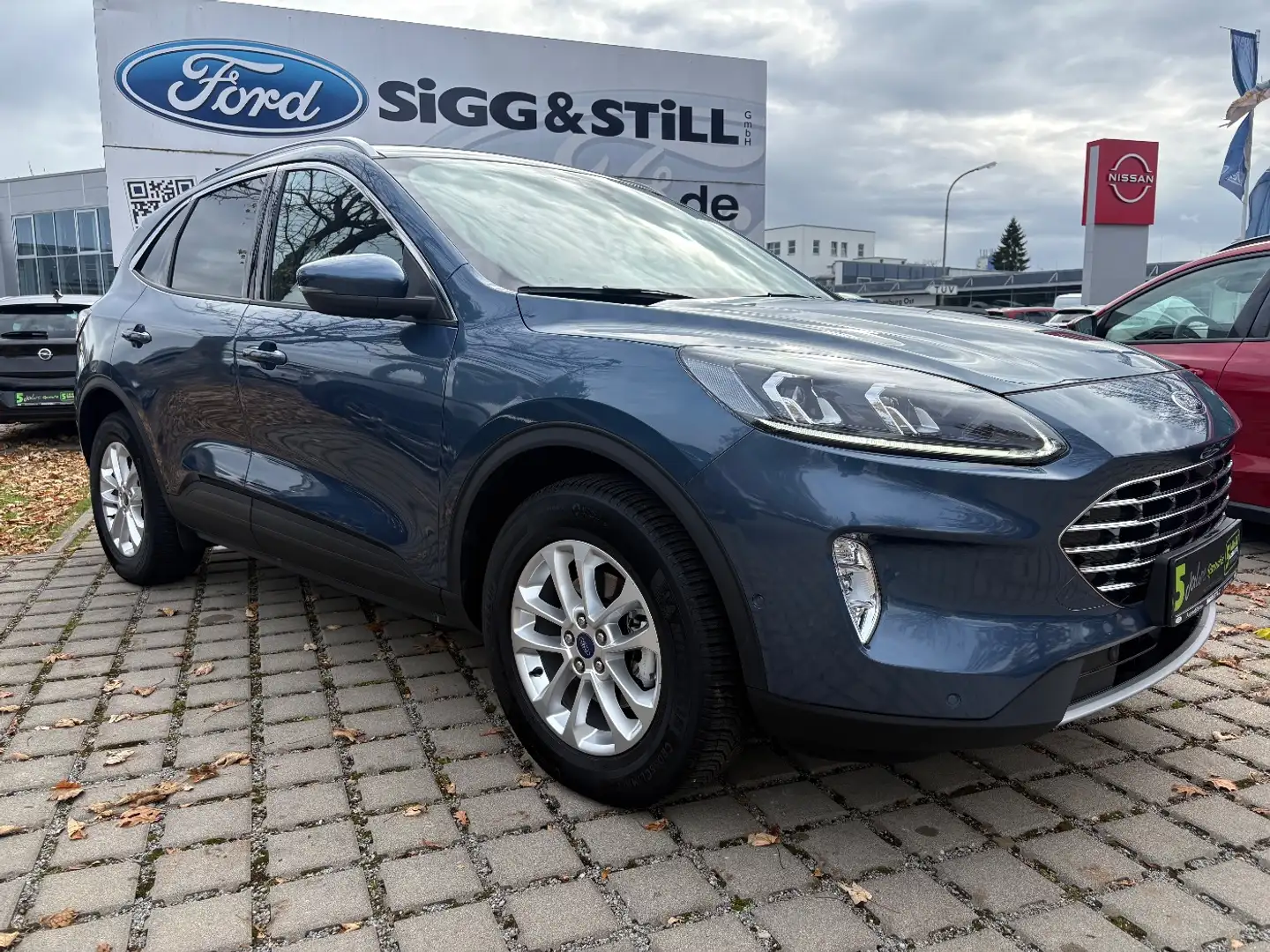 Ford Kuga 2.5 PHEV Titanium LED*ACC*HUD*SHZ*EL-KLAPPE*PDC Bleu - 2