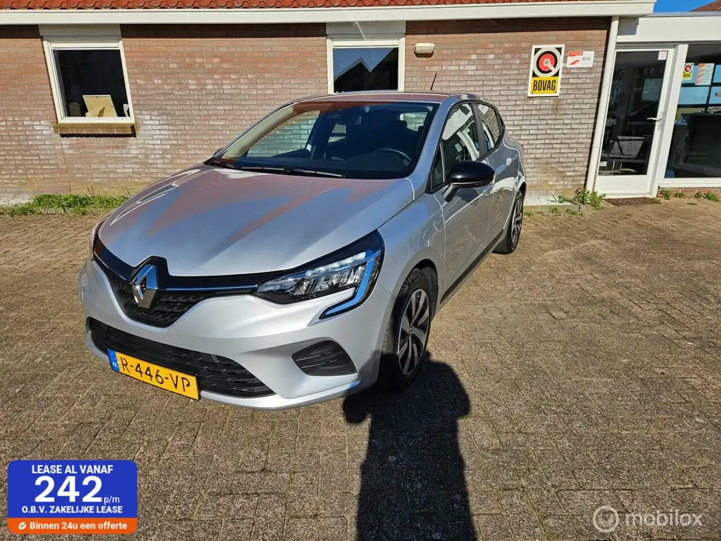 Renault Clio 1.0 TCe 90 Equilibre Navigatie Grijs - 1