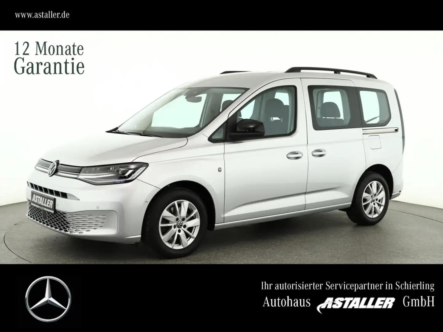 Volkswagen Caddy 2.0 TDI Life  DAB+LED+KAM+Navi+PTS+Winterp Silber - 1