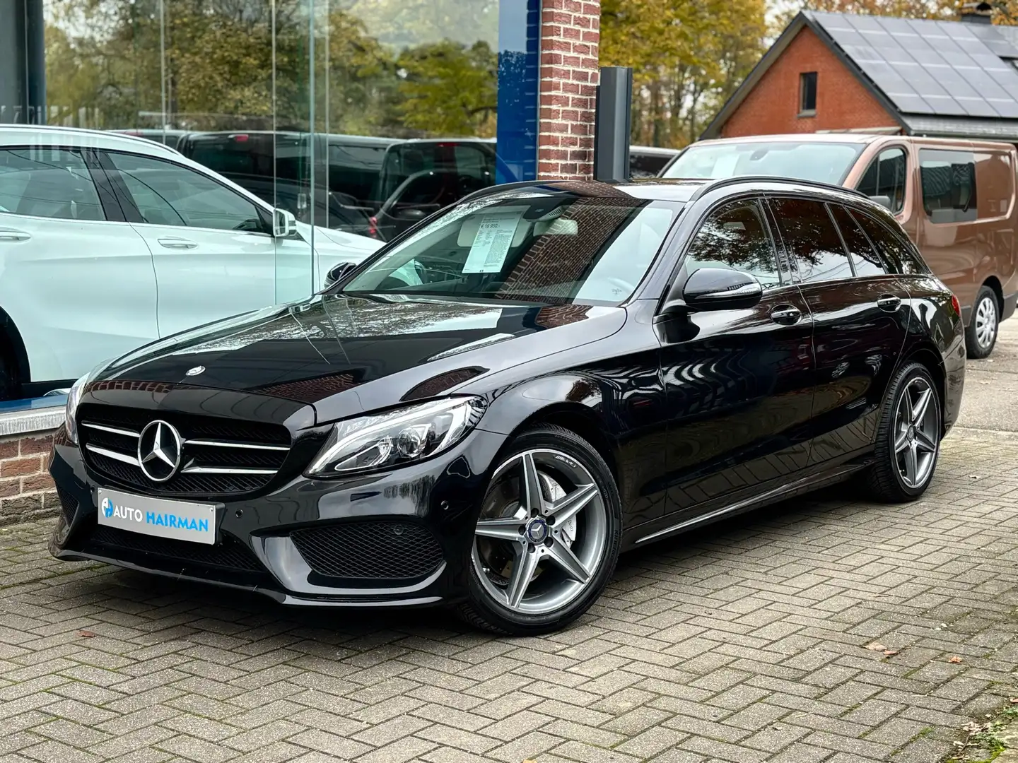 Mercedes-Benz C 180 d PACK AMG NIGHT ÉDITION *LED *GPS CUIR Zwart - 1