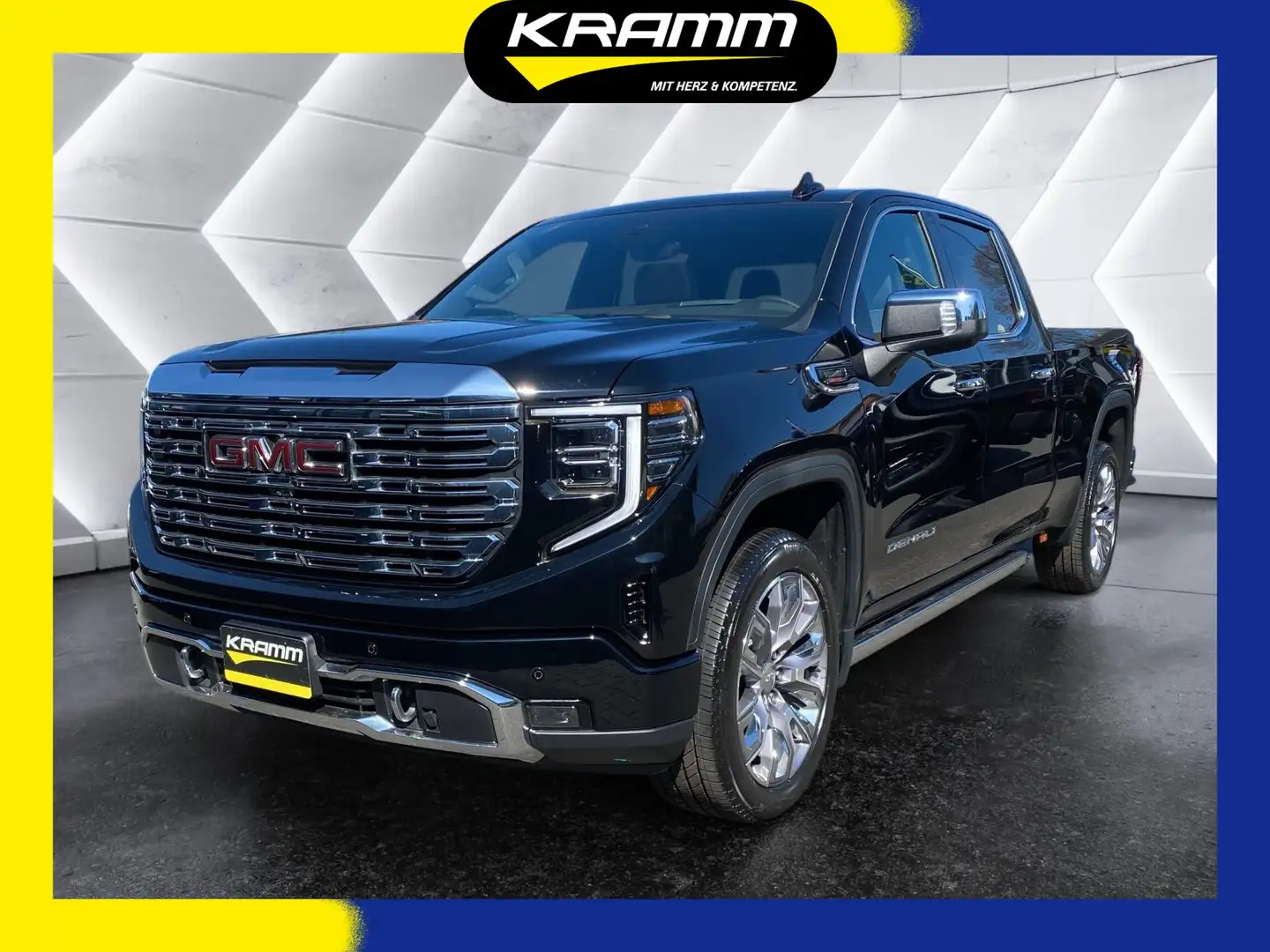 GMC Sierra 1500 DENALI CREW CAB 4WD 3.0 Duramax Diesel Noir - 1