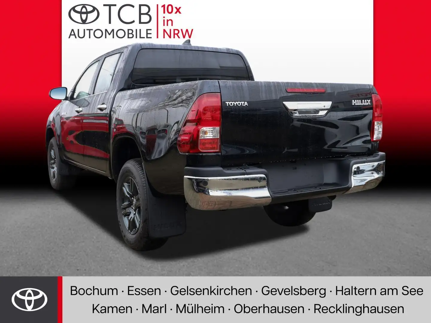 Toyota Hilux 2.4 D-4D Double Cab Comfort 4x4 SHZ PDC BT ALU Noir - 2