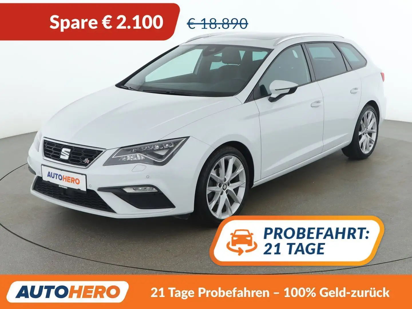 SEAT Leon 2.0 TDI FR Weiß - 1