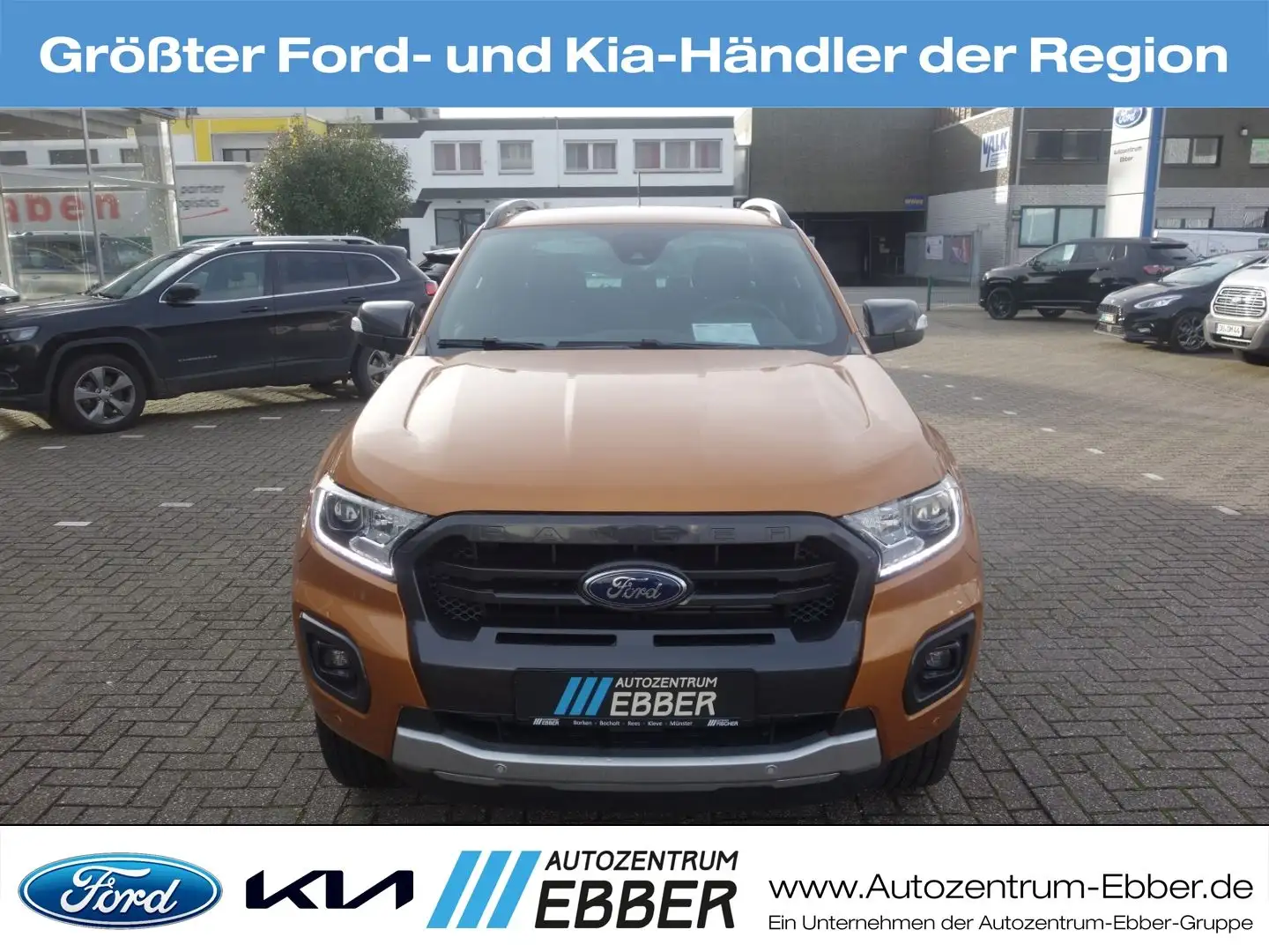 Ford Ranger Doka Autom. 4x4 Wildtrak ACC Alucover Oranje - 1