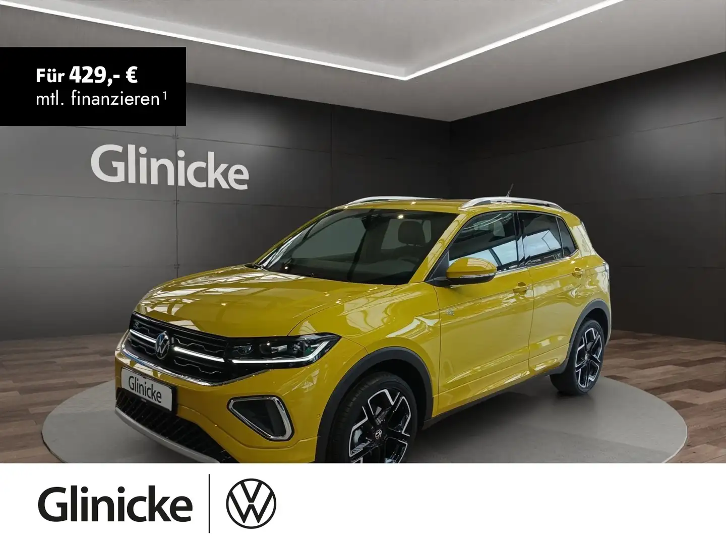 Volkswagen T-Cross R-Line 1.5 TSI DSG, AHK, RFK Gelb - 1