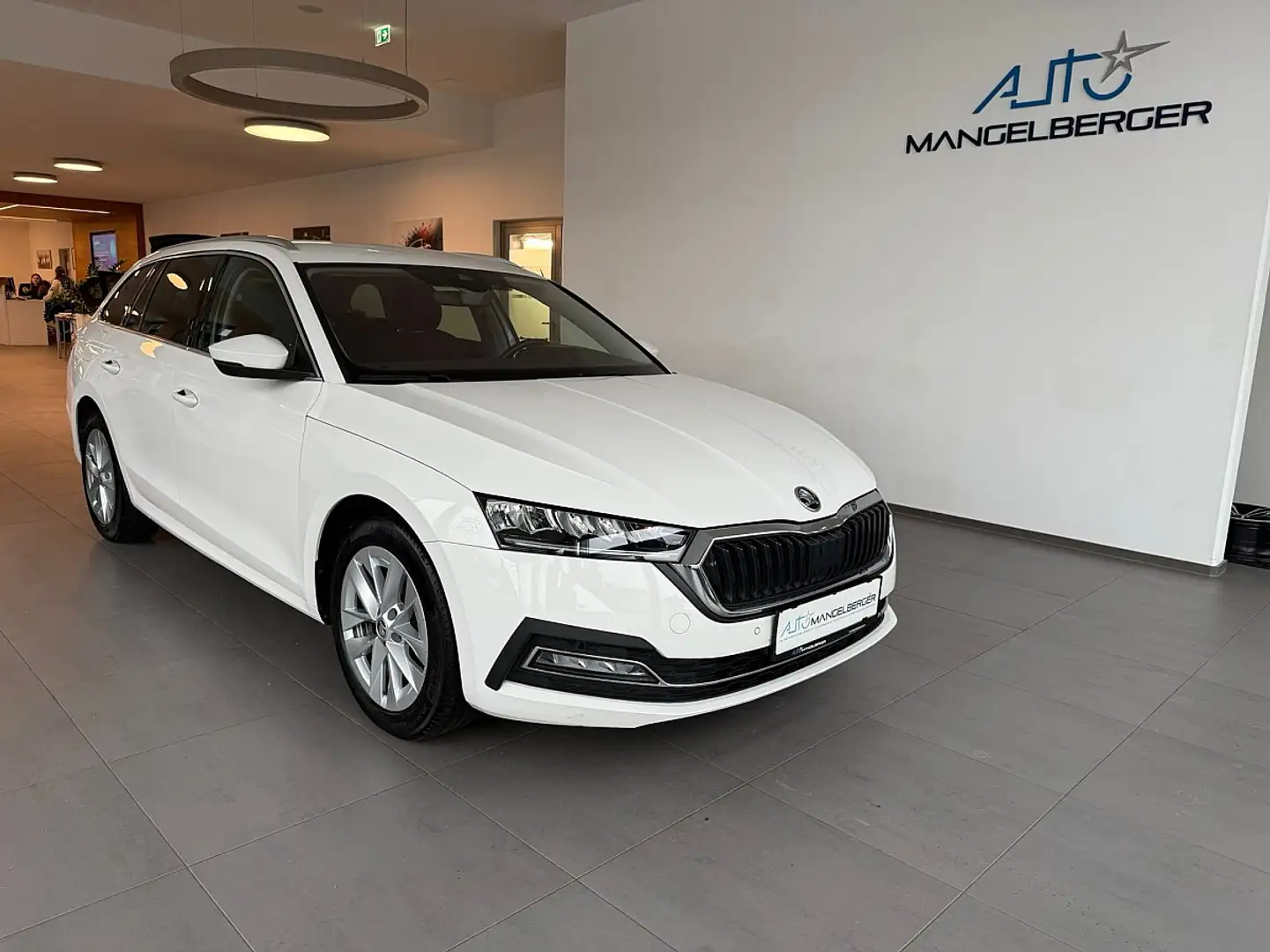 Skoda Octavia Combi 2,0 TDI Style DSG Weiß - 1