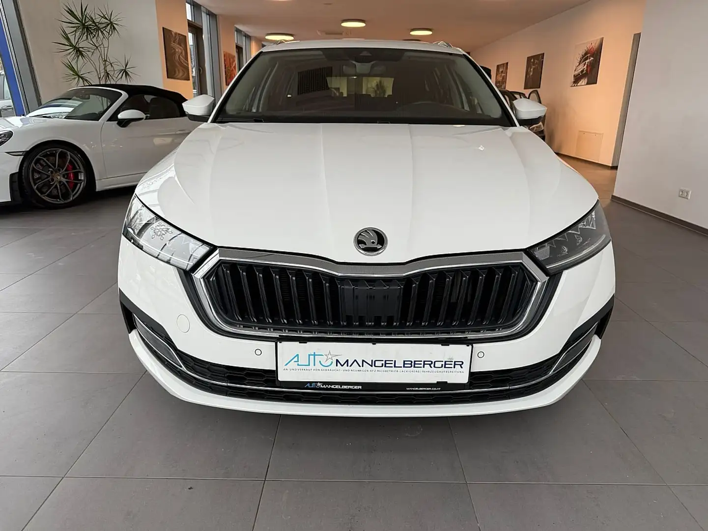 Skoda Octavia Combi 2,0 TDI Style DSG Weiß - 2