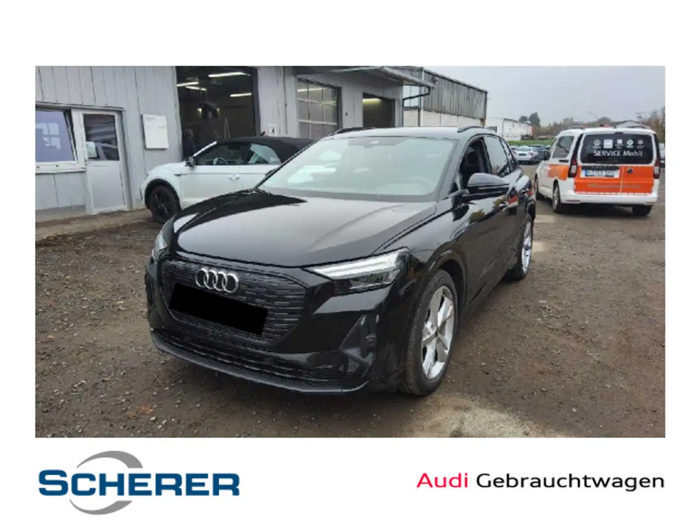 Audi Q4 e-tron 150 kW NAVI SHZ ACC LED RFK Schwarz - 1