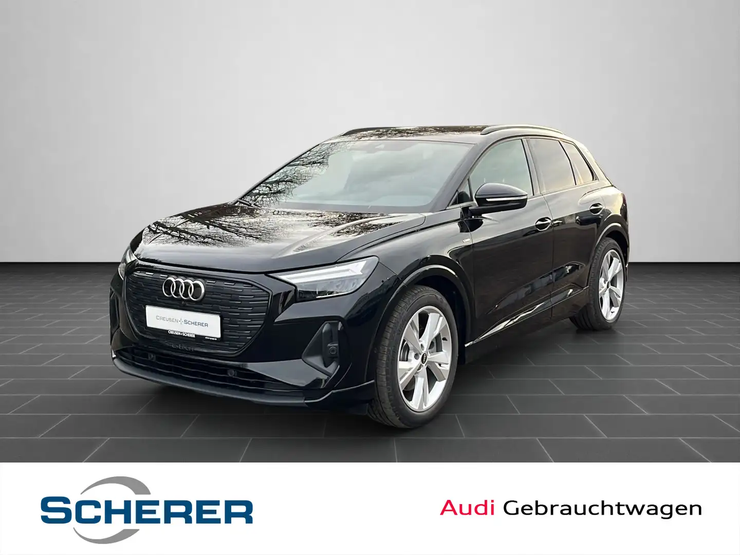 Audi Q4 e-tron Q4 40 e-tron S line 150 kW NAVI SHZ ACC LED RFK Schwarz - 1