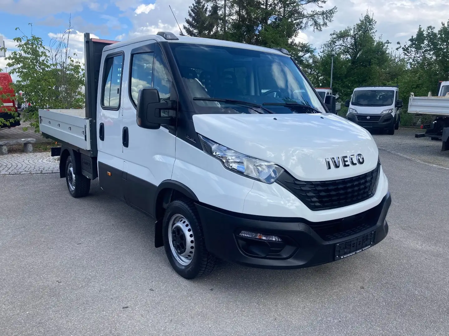 Iveco Daily 35S14 Doka Pritsche *Klima*AHK* Weiß - 1