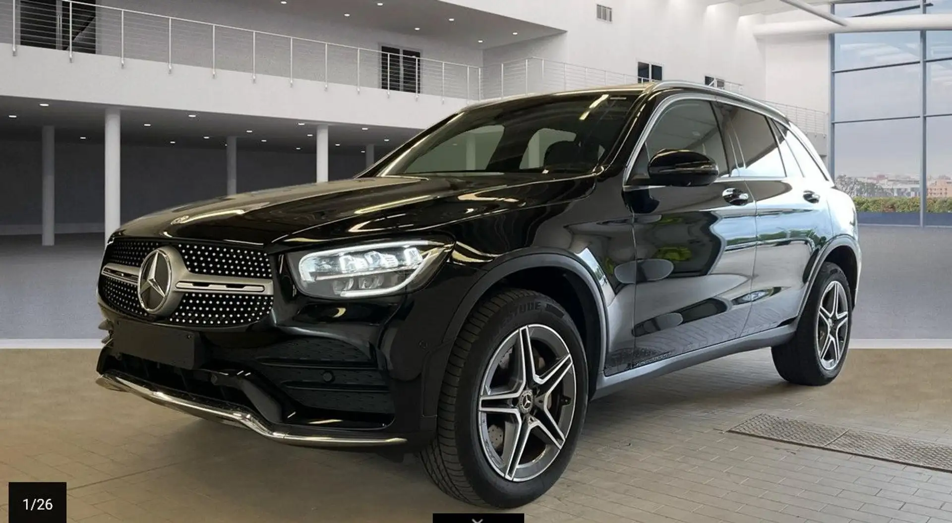 Mercedes-Benz GLC 300 e AMG 19*Pano*Kamera*AHK*Sound*Leder* Czarny - 2