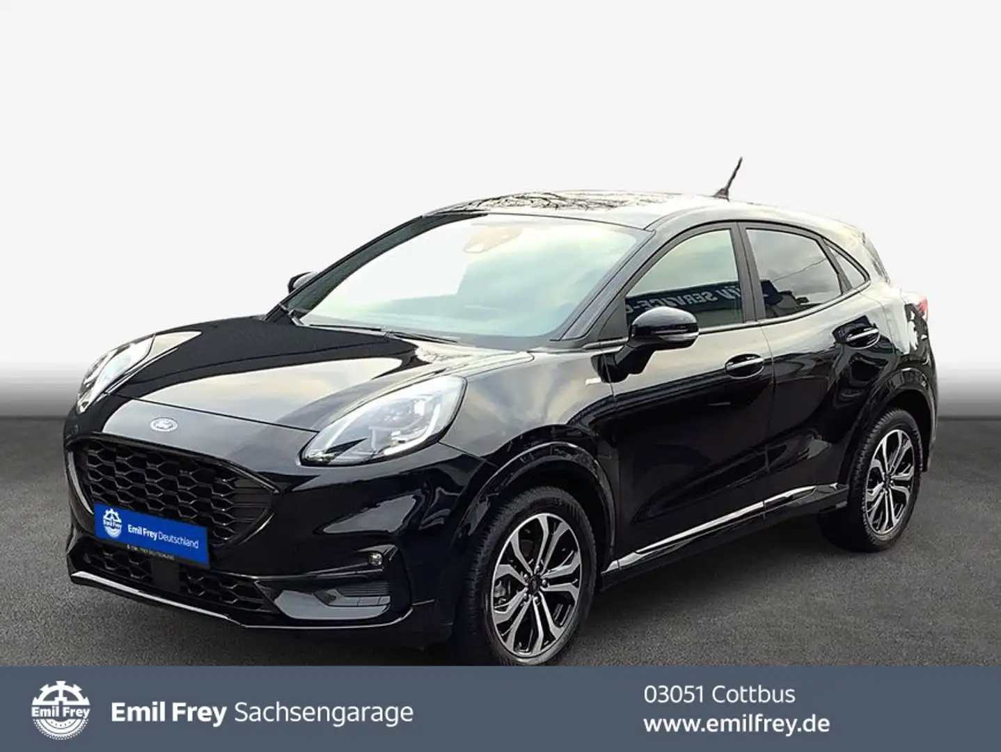 Ford Puma 1.0 EB Hybrid Aut. ST-LINE Wi-Pa mit Allw. Noir - 1