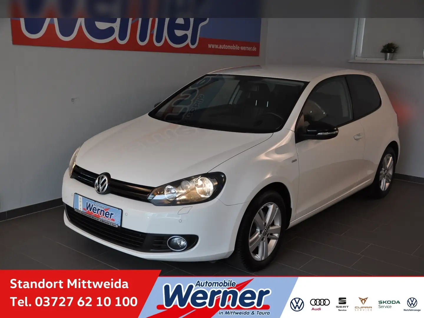 Volkswagen Golf Match 1.2TSI Sitzh Klimaauto Einparkh Weiß - 1