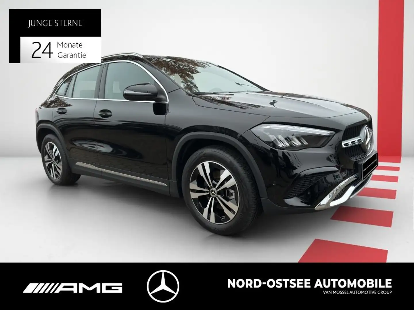 Mercedes-Benz GLA 200 d PROGRESSIVE AHK SHZ KLIMA MBUX LED Noir - 2