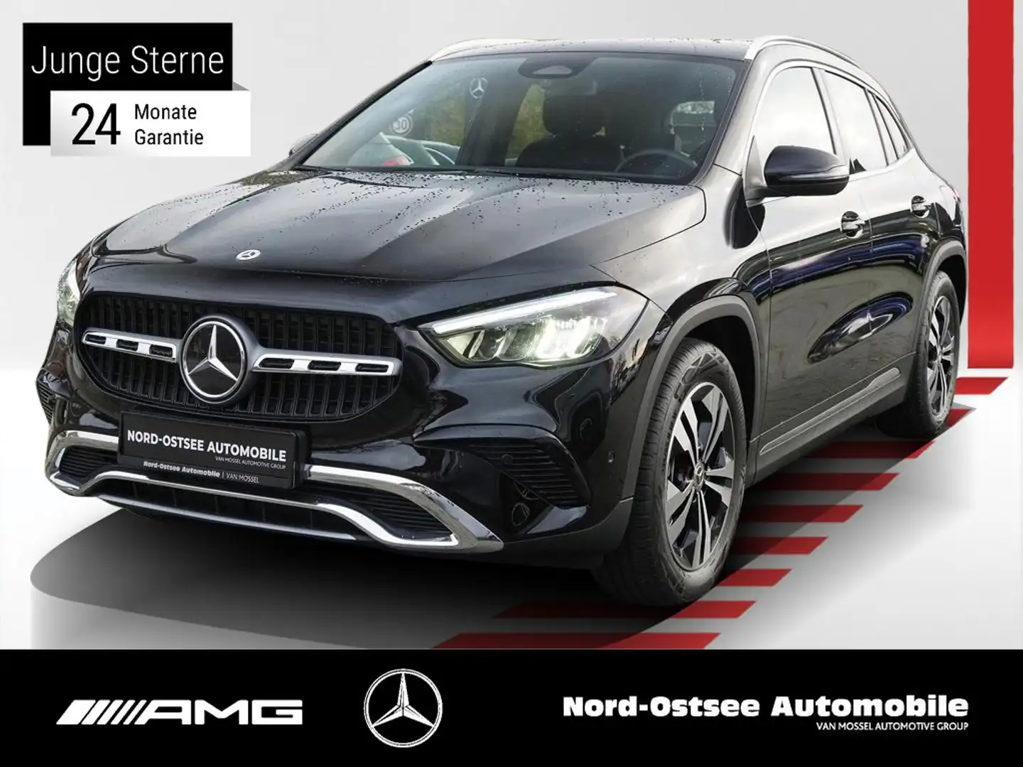 Mercedes-Benz GLA 200 d PROGRESSIVE AHK SHZ KLIMA MBUX LED Schwarz - 1