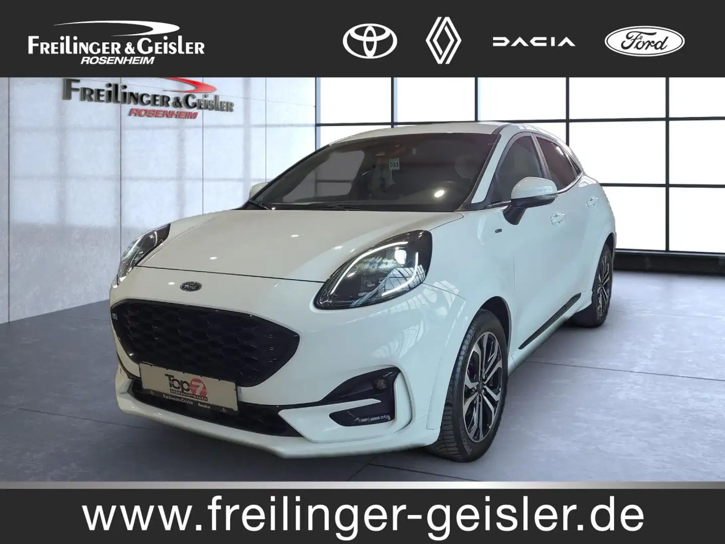 Ford Puma ST-Line Design Sportpaket Bluetooth Navi LED Weiß - 1