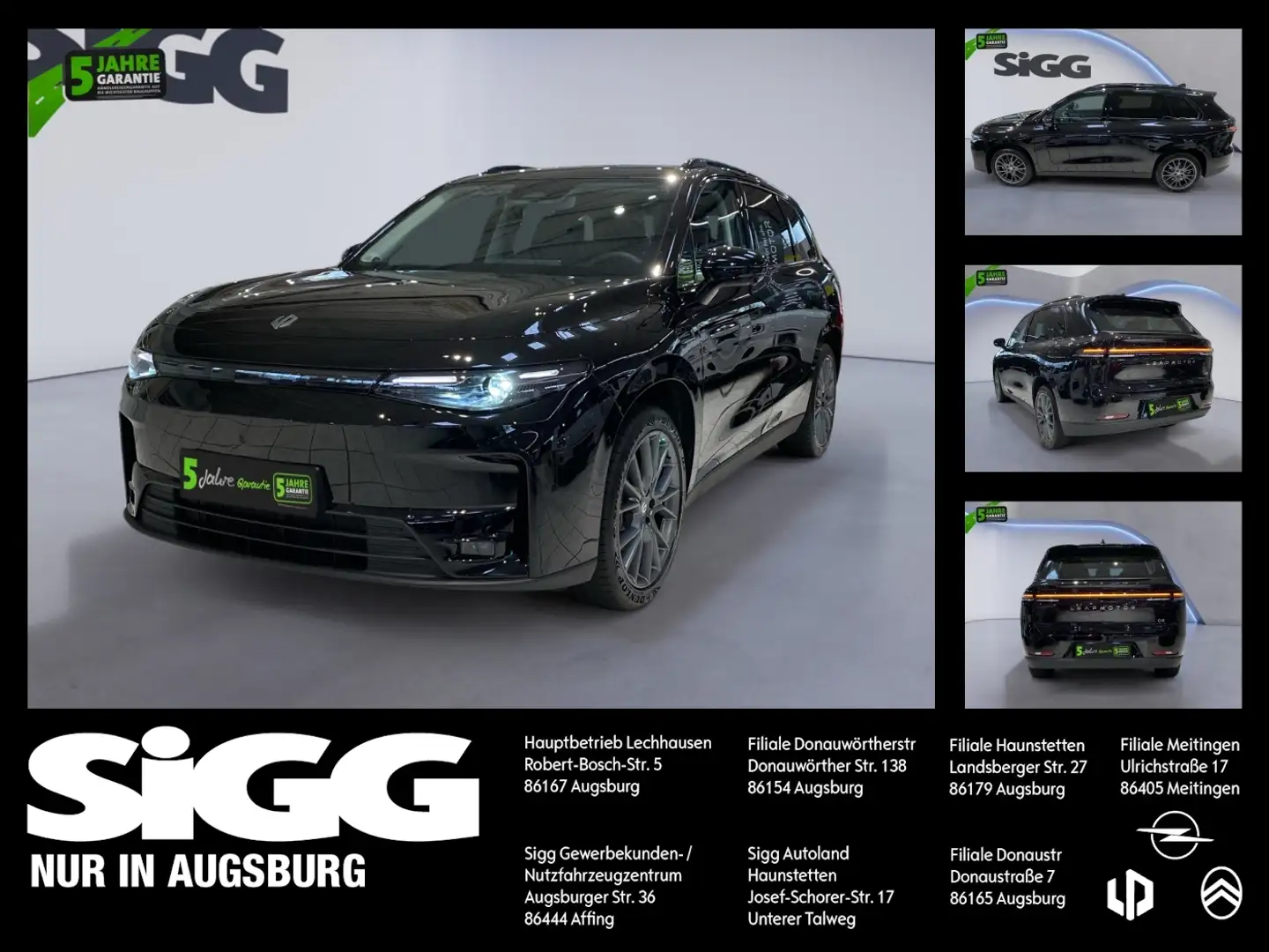 Leapmotor C10 Design Vollausgestattet 3-Phasig Schwarz - 1