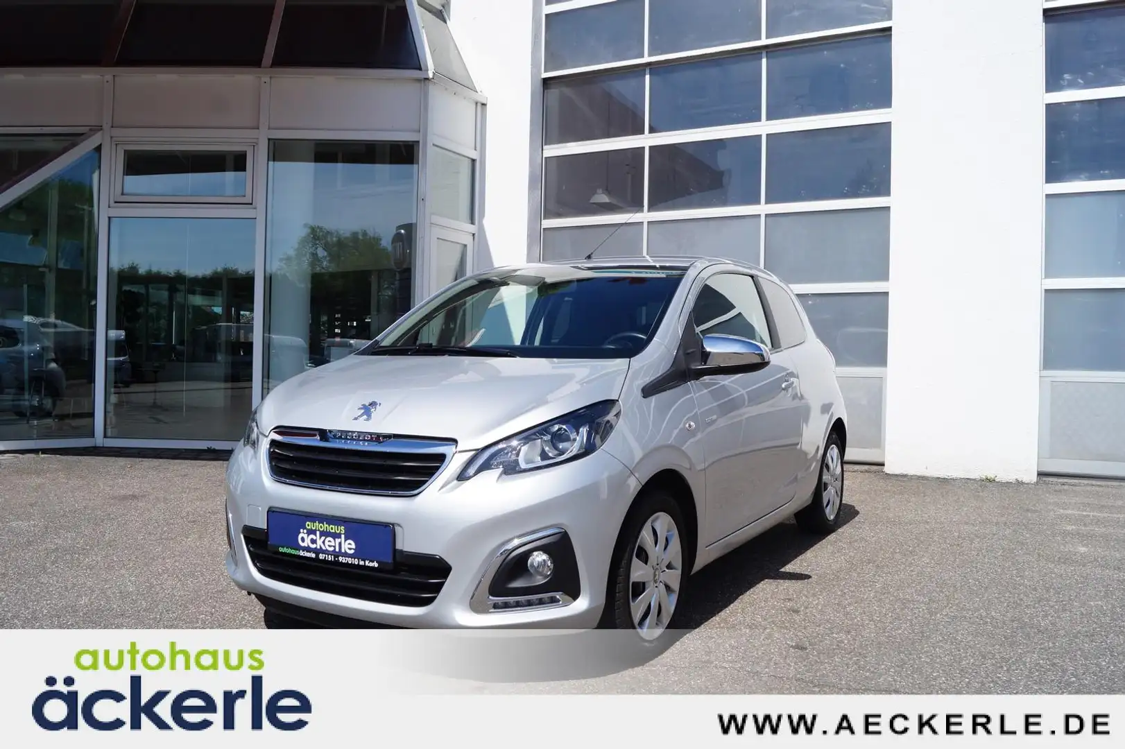Peugeot 108 Style Top-Zustand Silber - 1