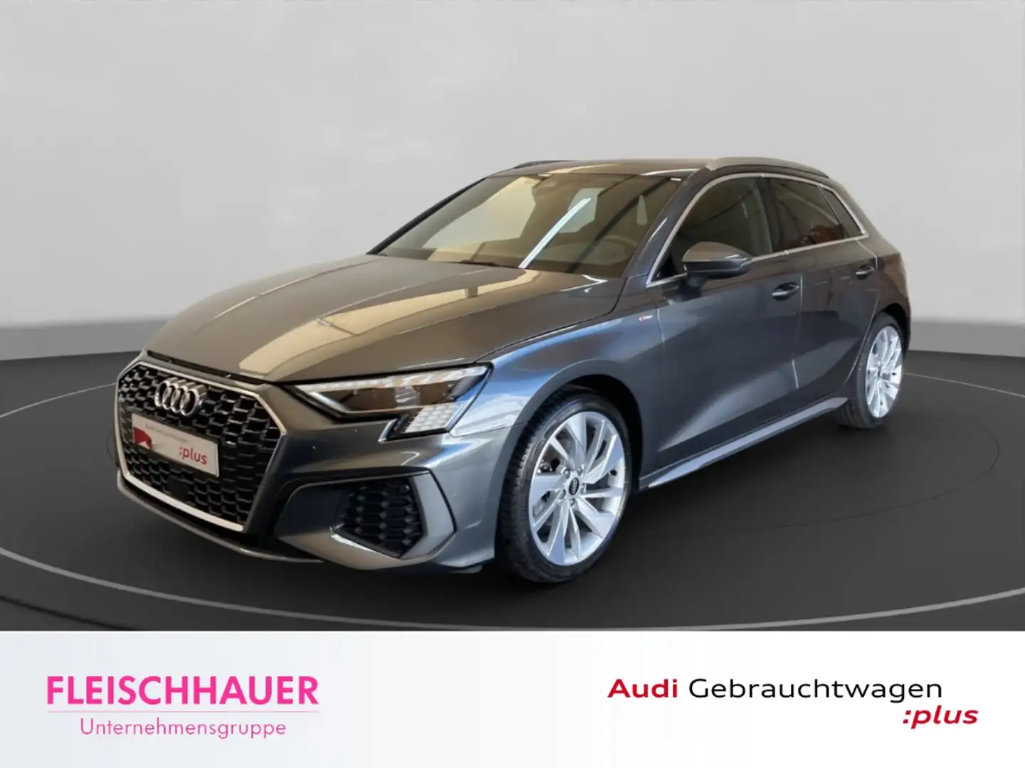 Audi A3 Sportback S line 30 TFSI Matrix 18'' MAL Leder Grau - 1