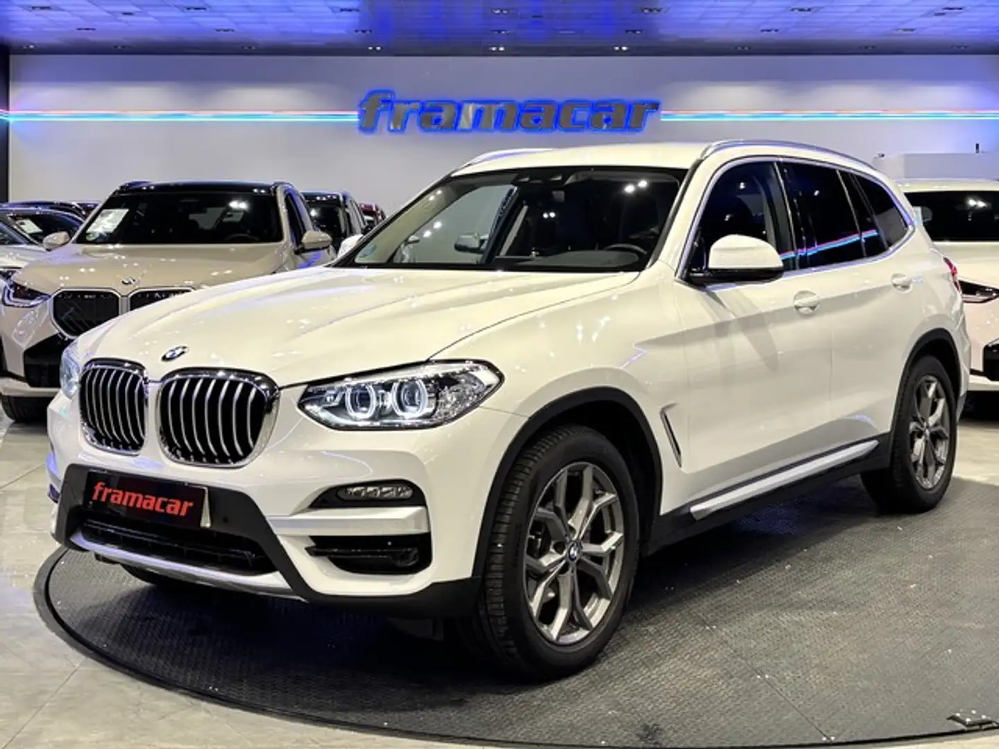 BMW X3 xDrive 20dA Blanc - 1