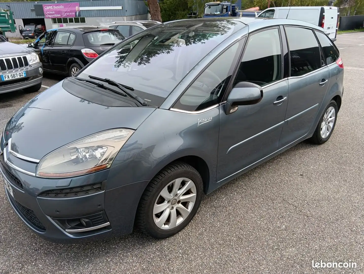 Citroen C4 Picasso Beau 2l hdi 2010 pack tbe rerise Gris - 1