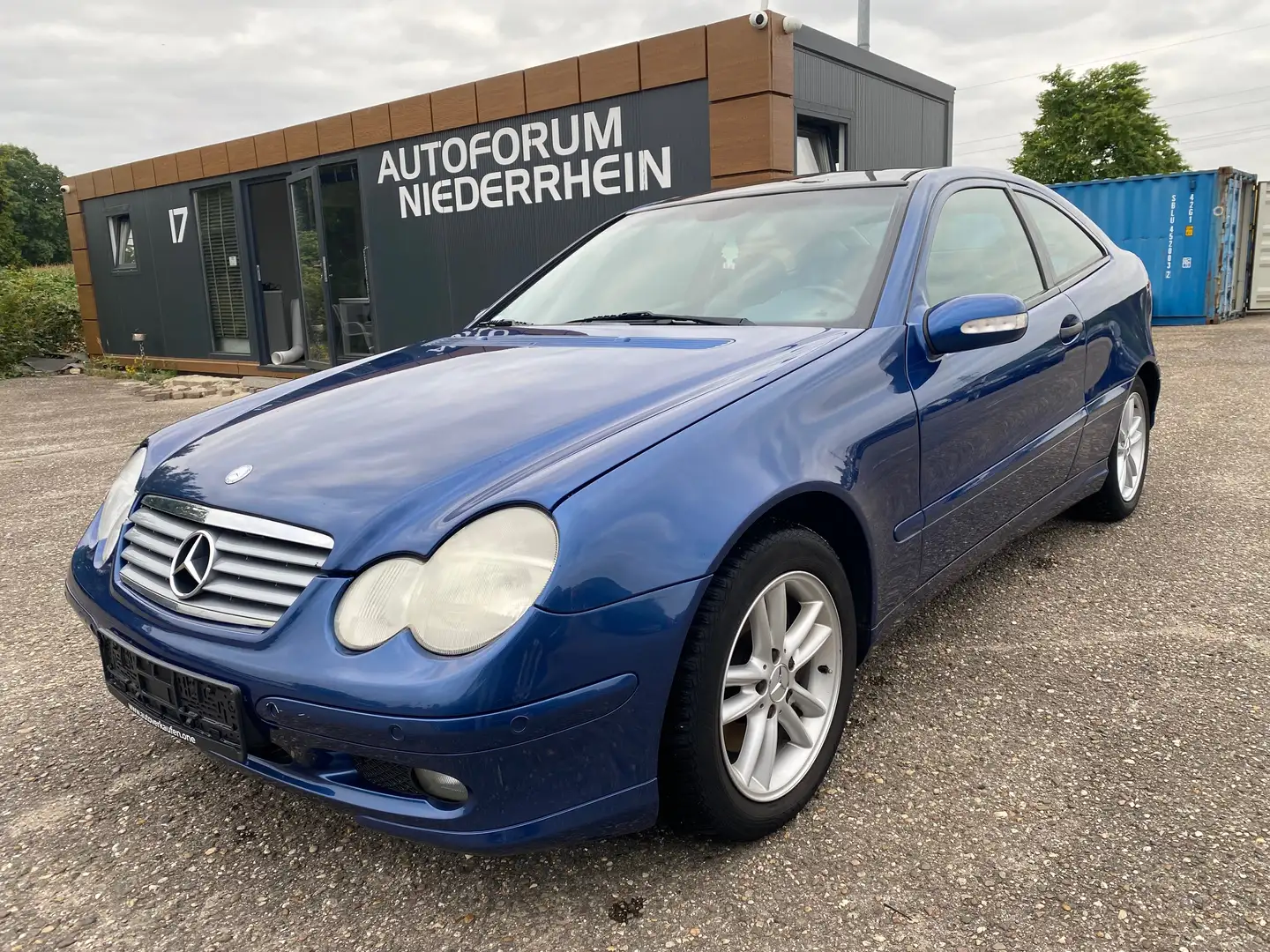 Mercedes-Benz C 230 C-Klasse Kompressor Sportcoupe PANORAMADACH* AHK* Blu/Azzurro - 1