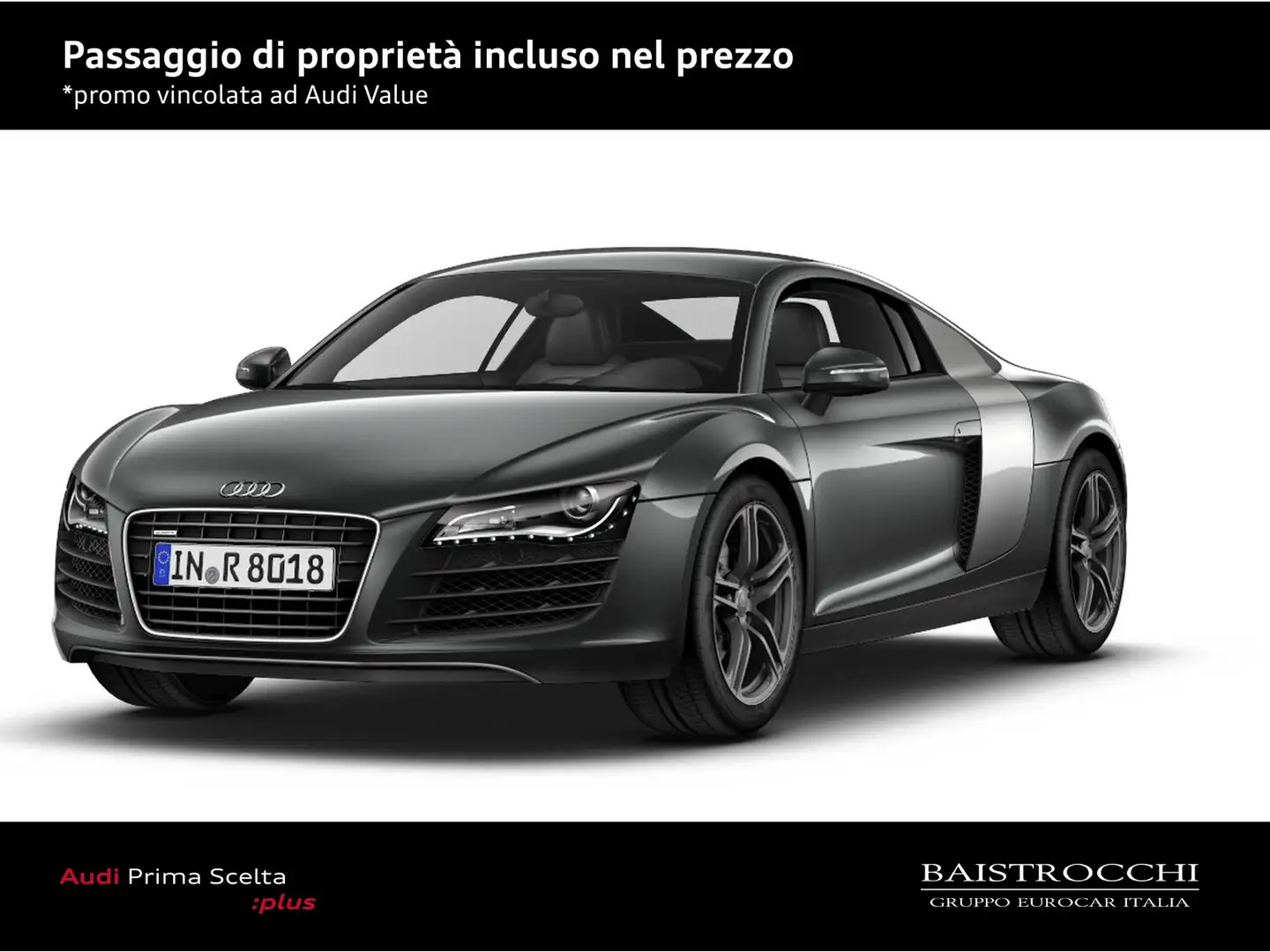 Audi R8 4.2 v8 fsi quattro s-tronic Grigio - 1