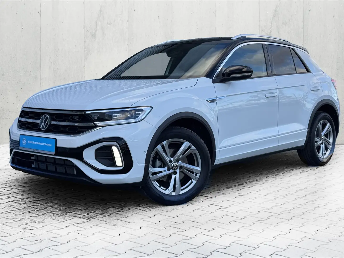 Volkswagen T-Roc 1.5 TSI DSG  R-LINE *KEYLESS*NAVI*PANO* Weiß - 2