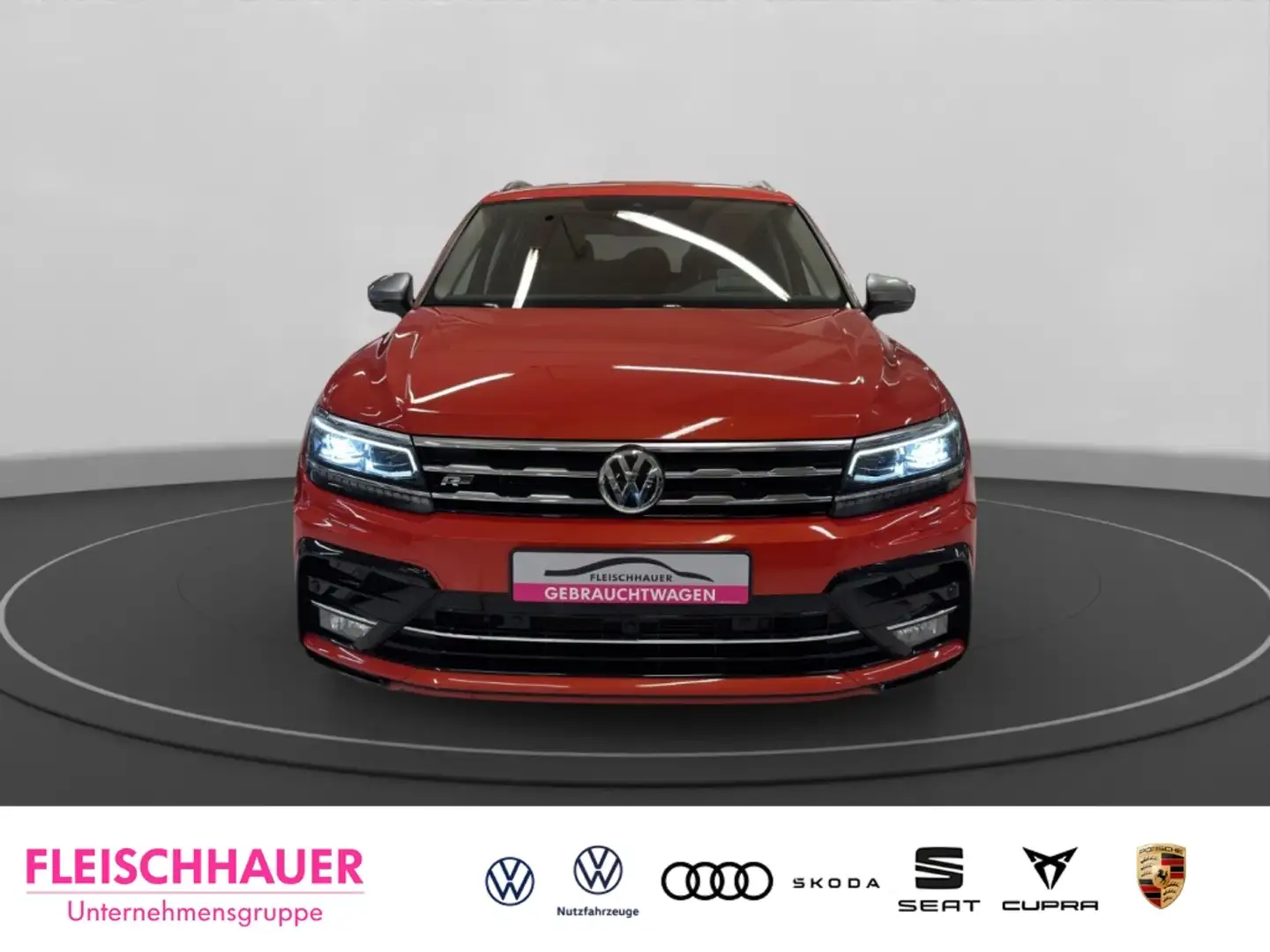 Volkswagen Tiguan Allspace 2.0 TDI 4M Highline R-Line+AHK+19''+HUD+Navi+LED Orange - 2