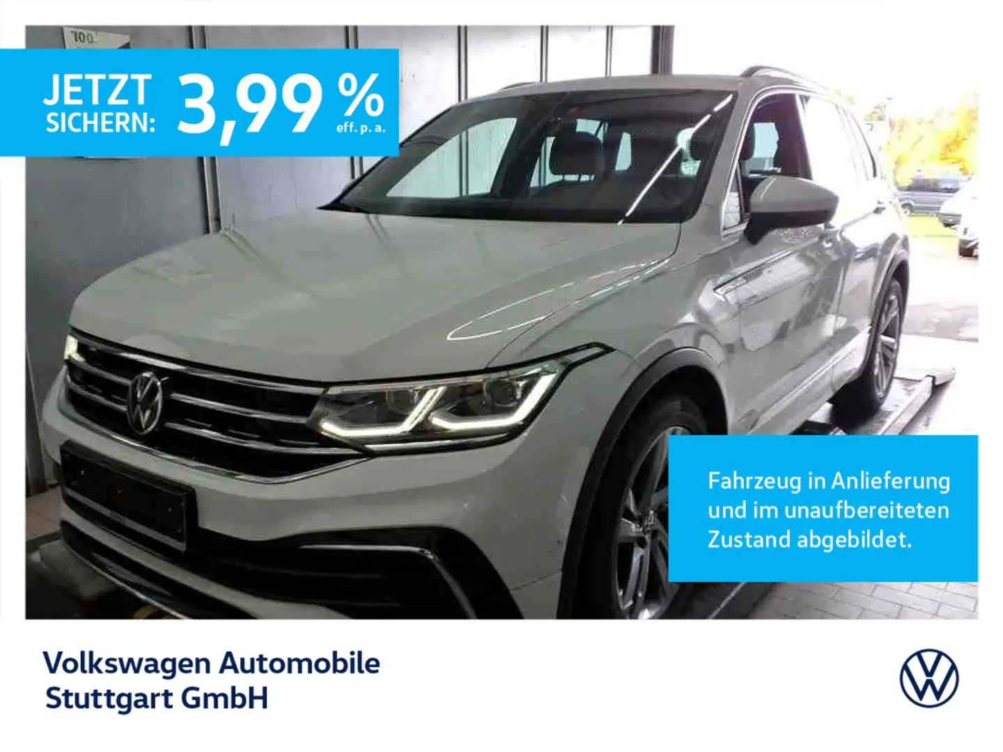 Volkswagen Tiguan R-Line 2.0 TDI DSG Navi Kamera Pano AHK Weiß - 1