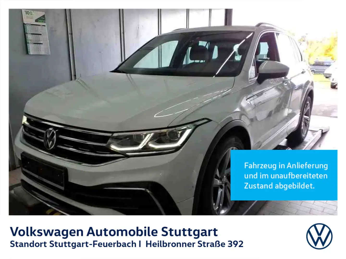 Volkswagen Tiguan R-Line 2.0 TDI DSG Navi Kamera Pano AHK Weiß - 2