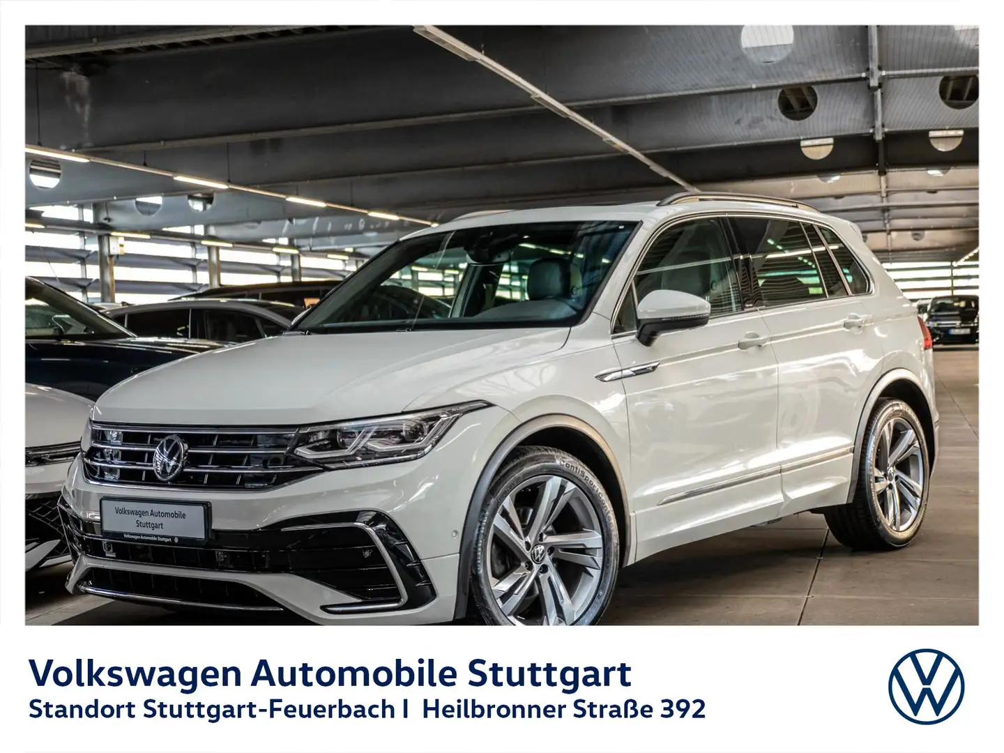 Volkswagen Tiguan R-Line 2.0 TDI DSG Navi Kamera Pano AHK Weiß - 2