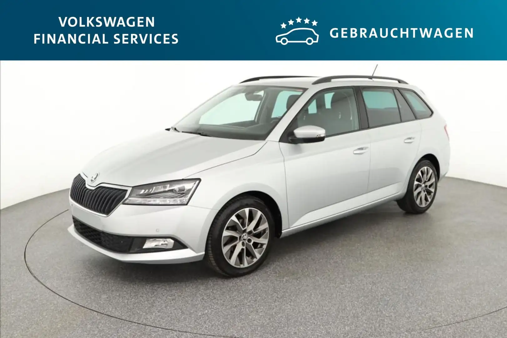 Skoda Fabia Combi Ambition 1.0 TSI PDC*Tempo*Klima Stříbrná - 1