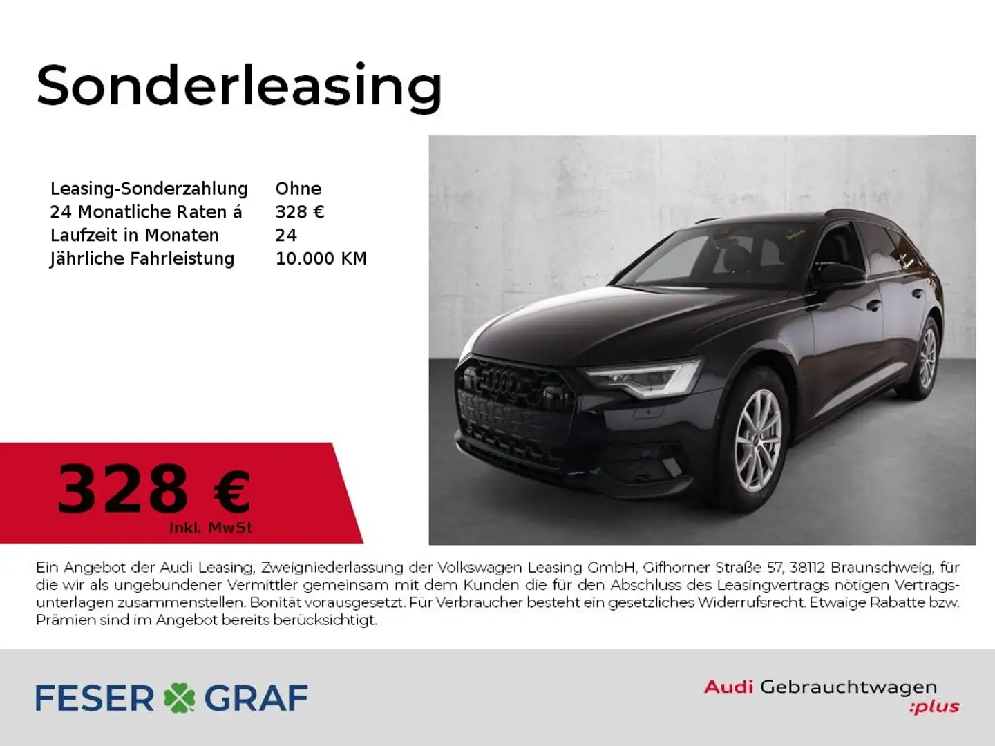 Audi A6 Avant 35 TDI Matrix/Pano/ACC/AHK/Memory/19 Zoll Noir - 1