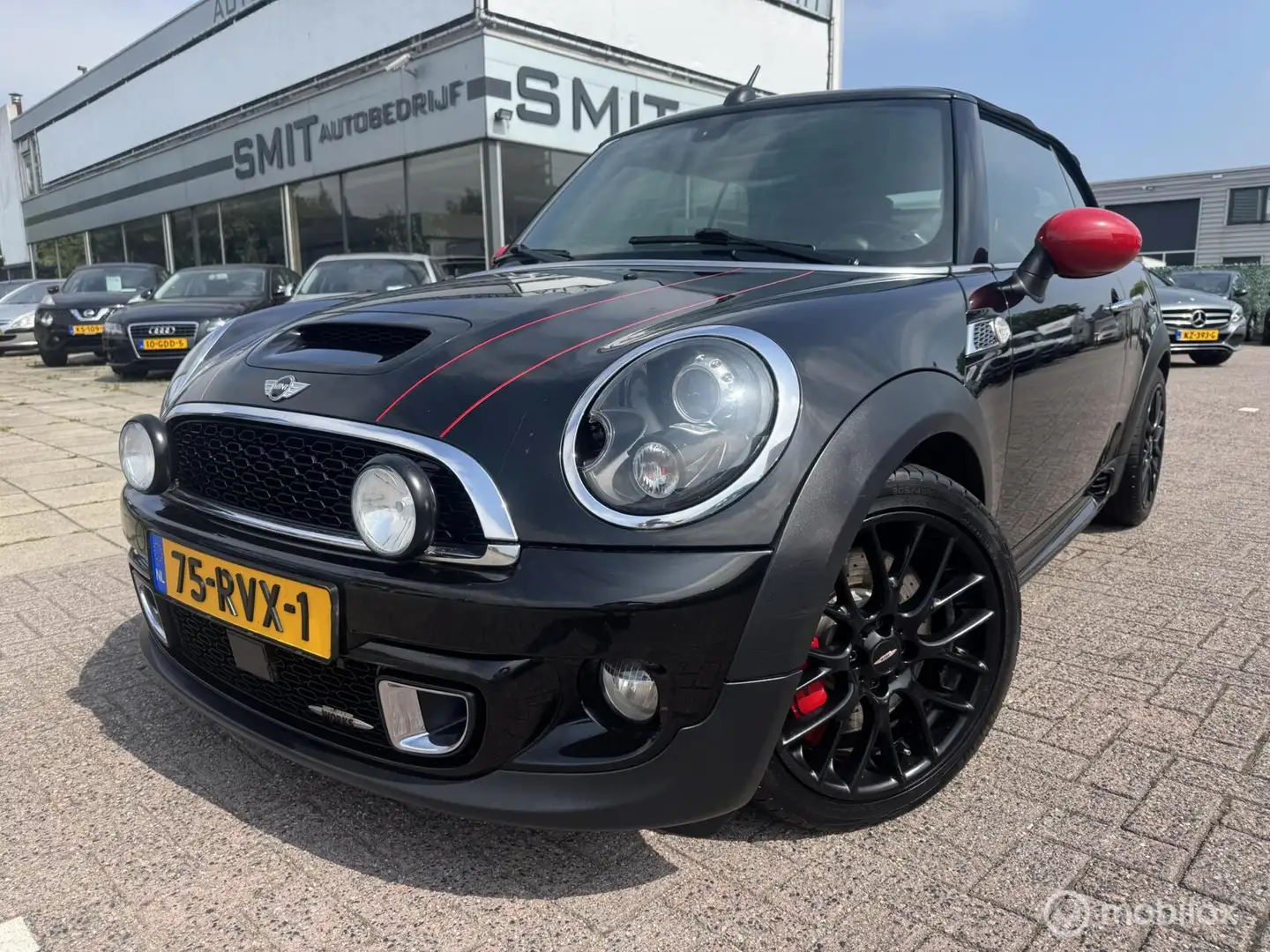 MINI Cooper S Cabrio 1.6 Chili| John Works Aut/Dealer Ond Zwart - 1