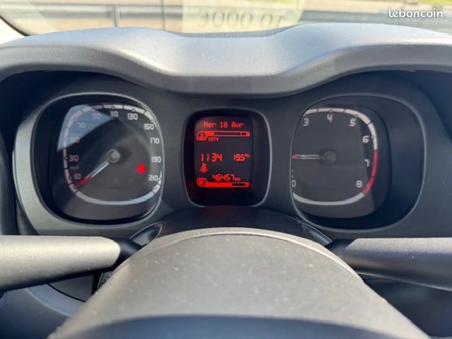 Fiat Panda 1.2 69ch lounge Gris - 2