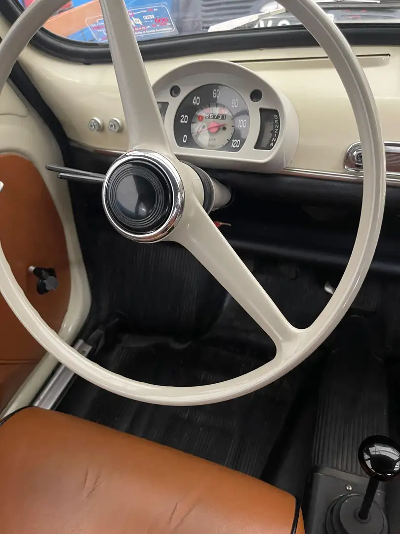 Fiat 600 D FANALONE Beige - 2