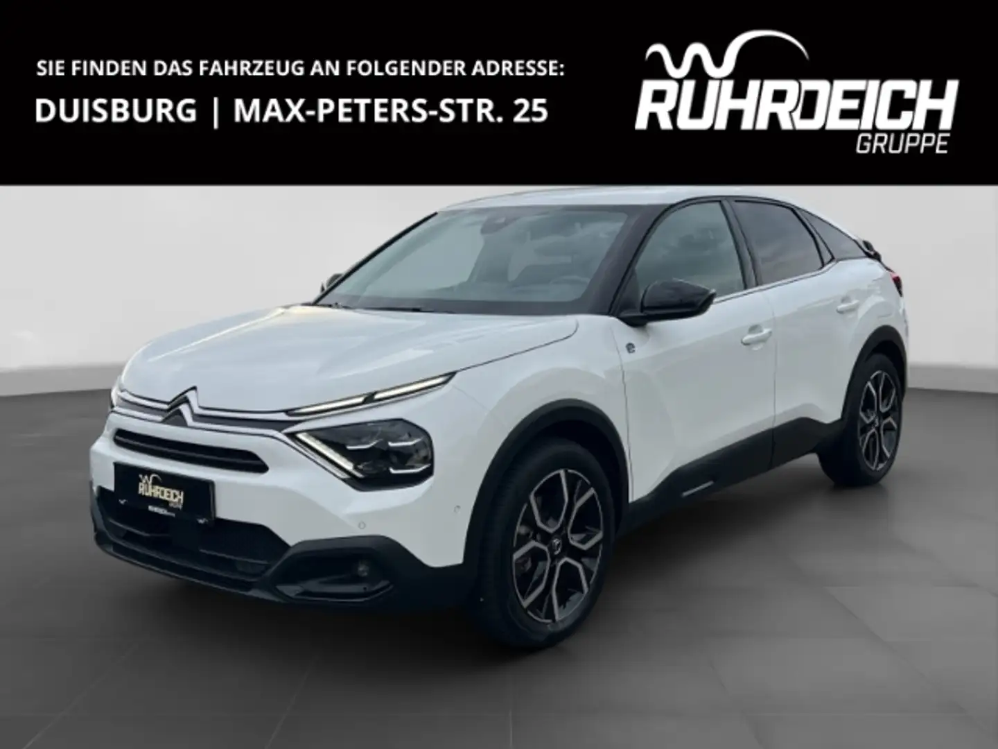 Citroen E-C4 Electric Shine +ACC+HUD+NAVI+CAM+STANDHEIZUNG+SHZ+LHZ+ Weiß - 1