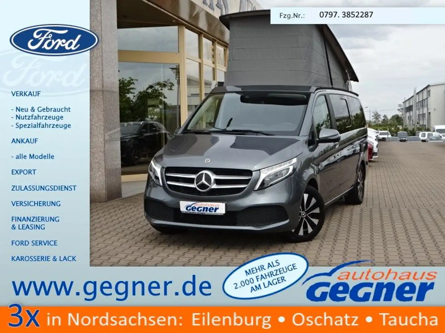 Mercedes-Benz V 220 Marco Polo Distronic LED Markise Grey - 1