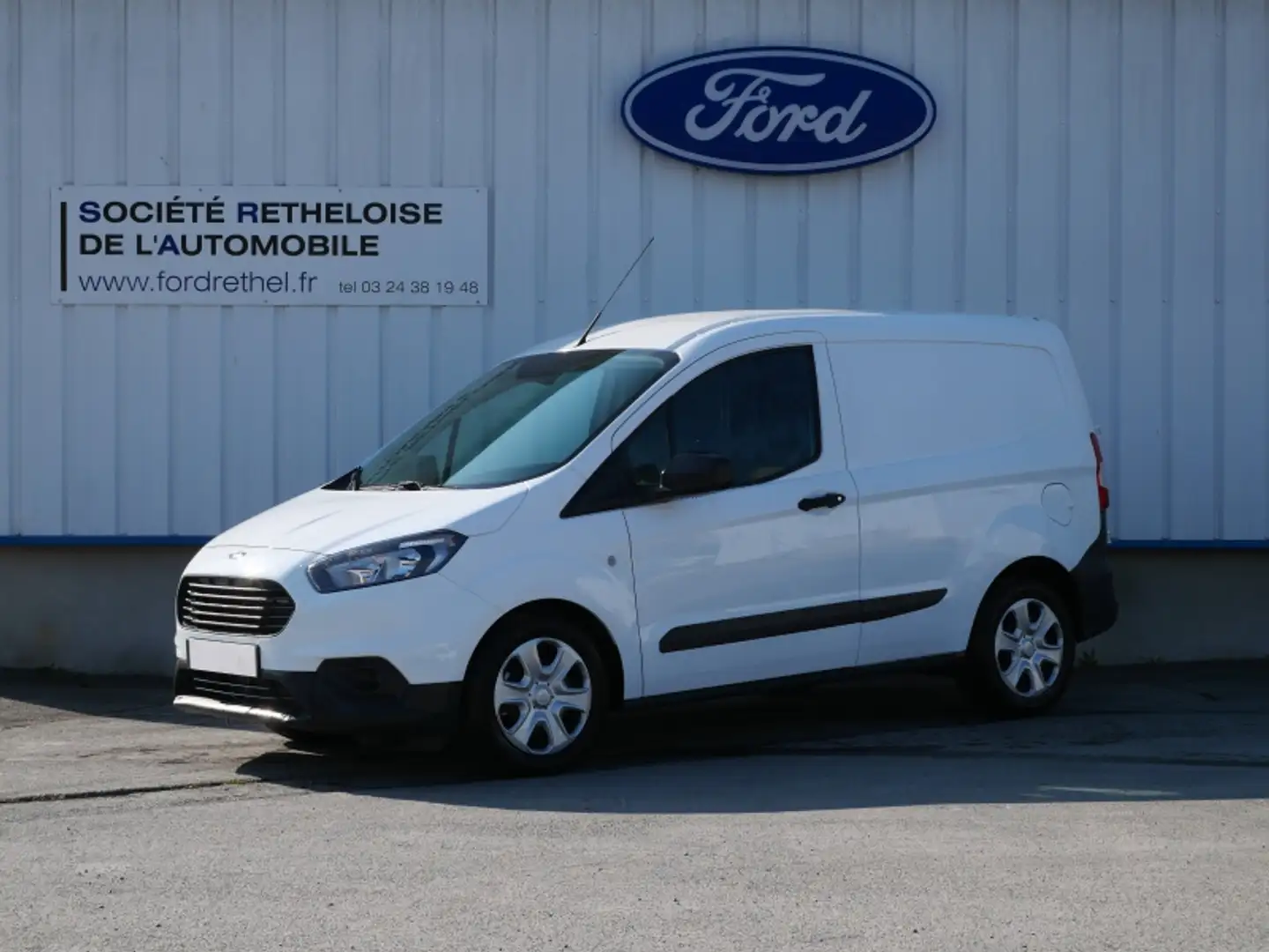 Ford Transit Courier 1.0E 100ch Stop\u0026Start Trend Blanc - 1
