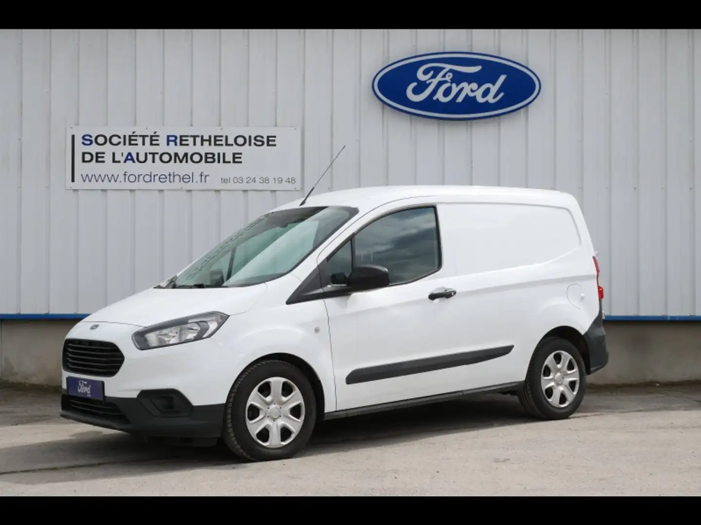 Ford Transit Courier 1.0E 100ch Stop\u0026Start Trend Blanc - 2