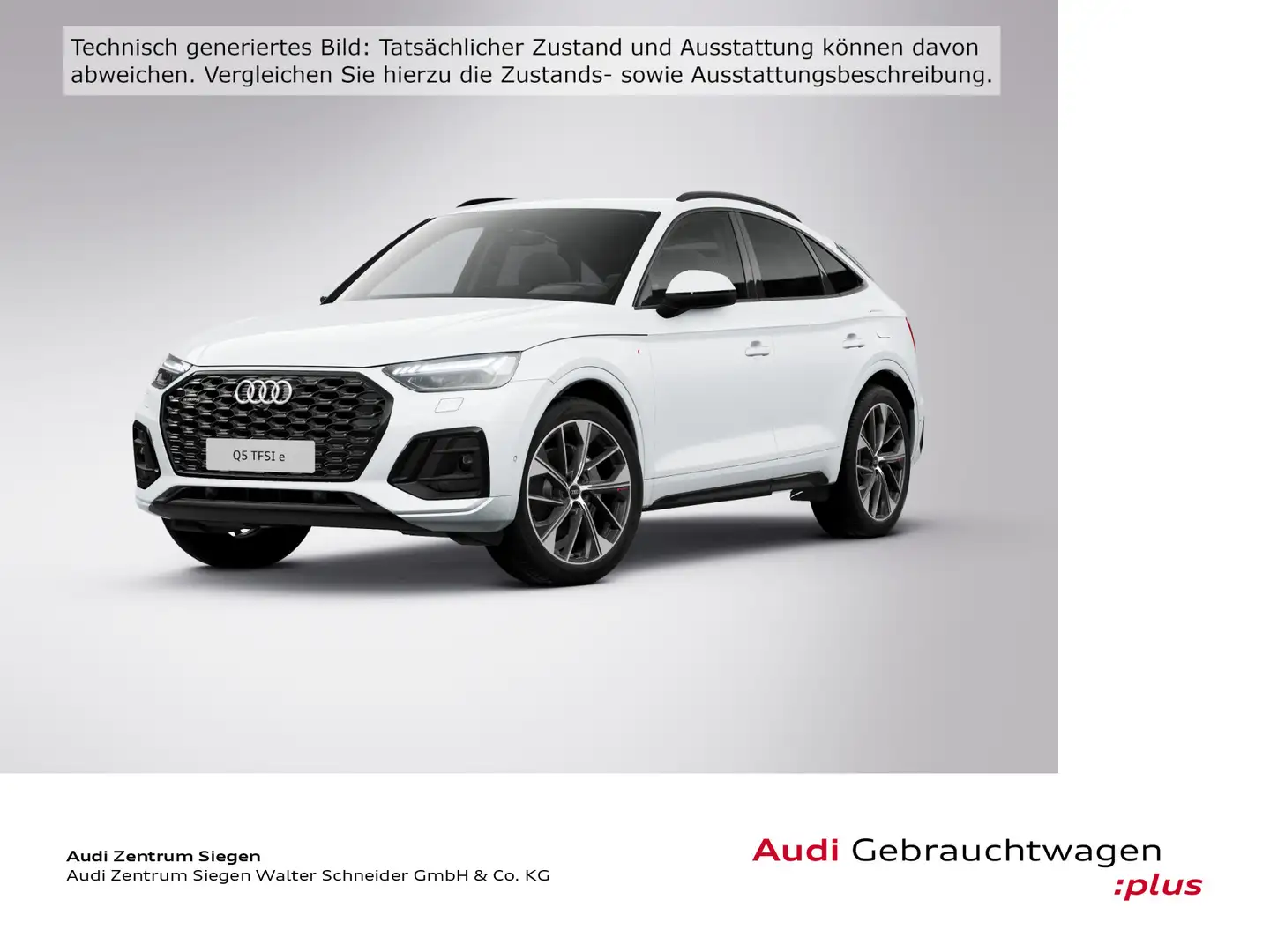 Audi Q5 55 TFSI e quattro 2x S Line Matrix Weiß - 1