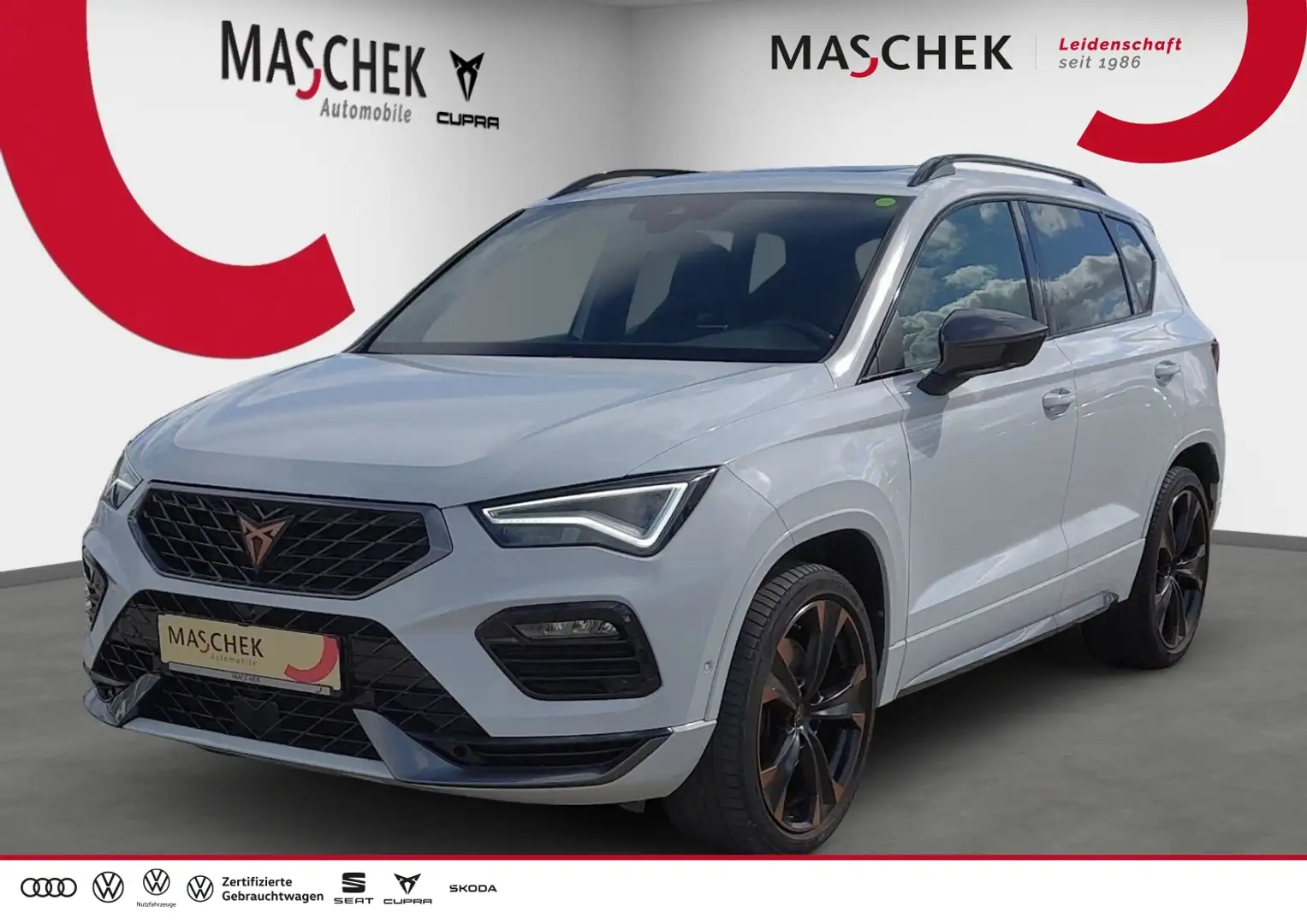 CUPRA Ateca 2.0 TSI DSG AHK Pano Beats Drive XL Rear View Weiß - 1