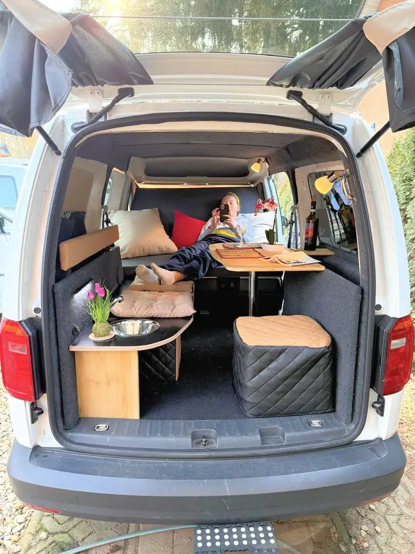 Volkswagen Caddy Maxi (California) Camper NEU ! Sthzg.+WC Wit - 2