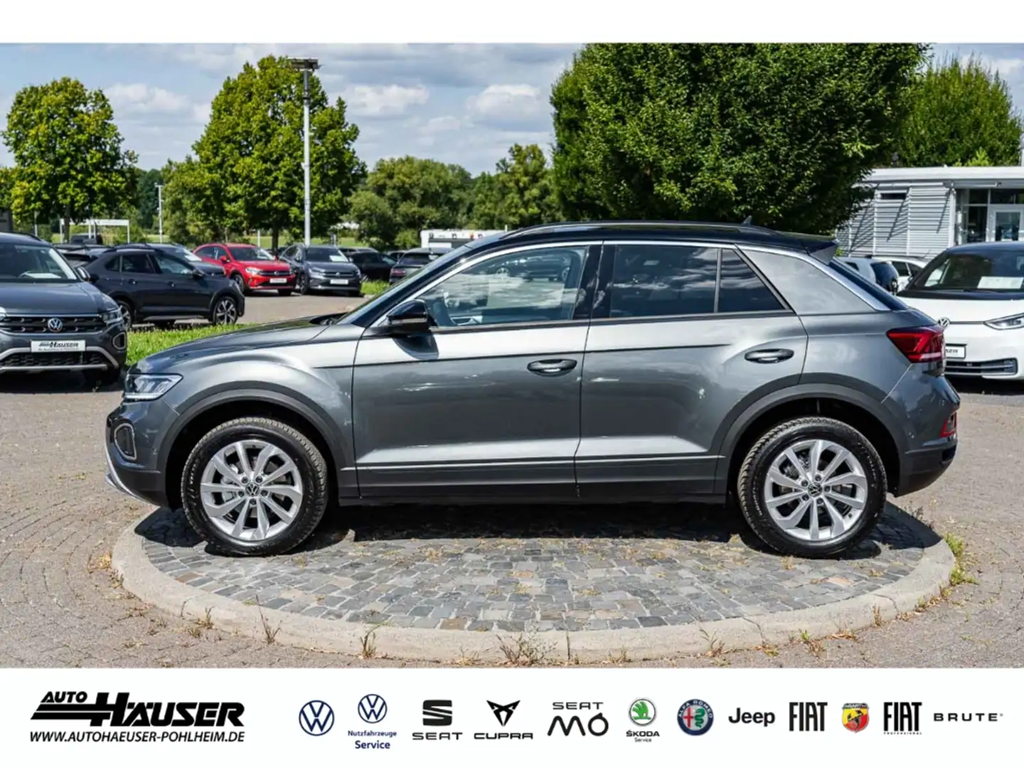 Volkswagen T-Roc Life 1.5 TSI DSG NAVI KAMERA PARK ACC LED APP-CONN Grau - 2